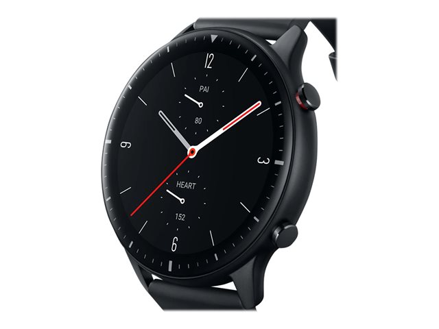 Amazfit GTR 2E - Nero ossidiana - smartwatch con cinturino - silicone - nero ossidiana - schermo 1.39" - Bluetooth - 32 g - immagine 2