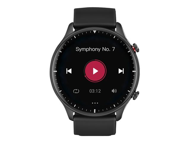 Amazfit GTR 2E - Nero ossidiana - smartwatch con cinturino - silicone - nero ossidiana - schermo 1.39" - Bluetooth - 32 g - immagine 3