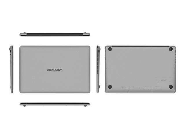 MEDIACOM SmartBook Edge 15.6 - Celeron N3350 / 1.1 GHz - senza SO - 8 GB RAM - 15.6" IPS 1920 x 1080 (Full HD) - immagine 4