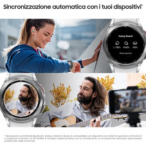 GALAXY WATCH4 CLASSIC 42MM BT BLACK - immagine 4