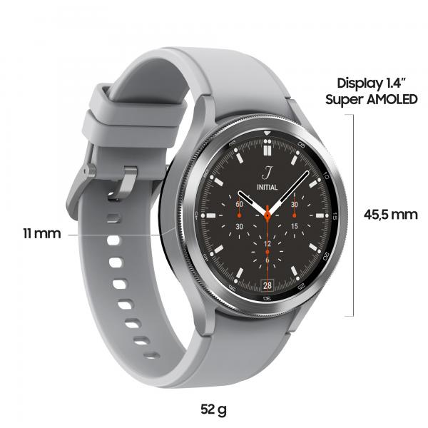 GALAXY WATCH4 CLASSIC 46MM BT SILVER - immagine 2