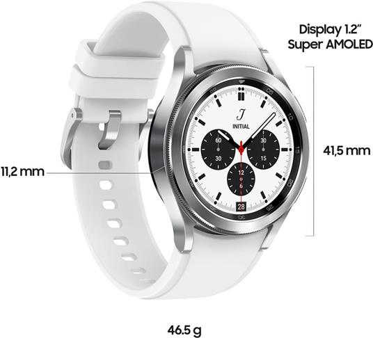 GALAXY WATCH4 CLASSIC 42MM BT SILVER - immagine 3