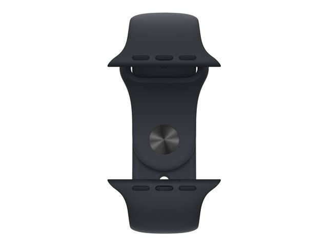 Apple Watch Series 7 (GPS) - 45 mm - midnight aluminum - smartwatch con fascia sportiva - fluoroelastomero - midnight - immagine 2