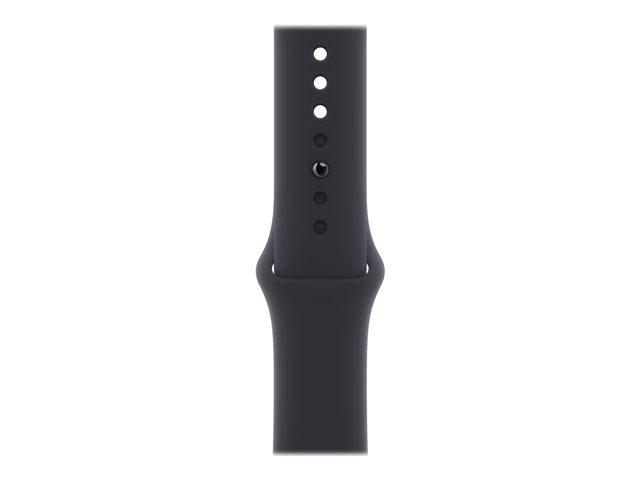 Apple Watch Series 7 (GPS) - 45 mm - midnight aluminum - smartwatch con fascia sportiva - fluoroelastomero - midnight - immagine 3